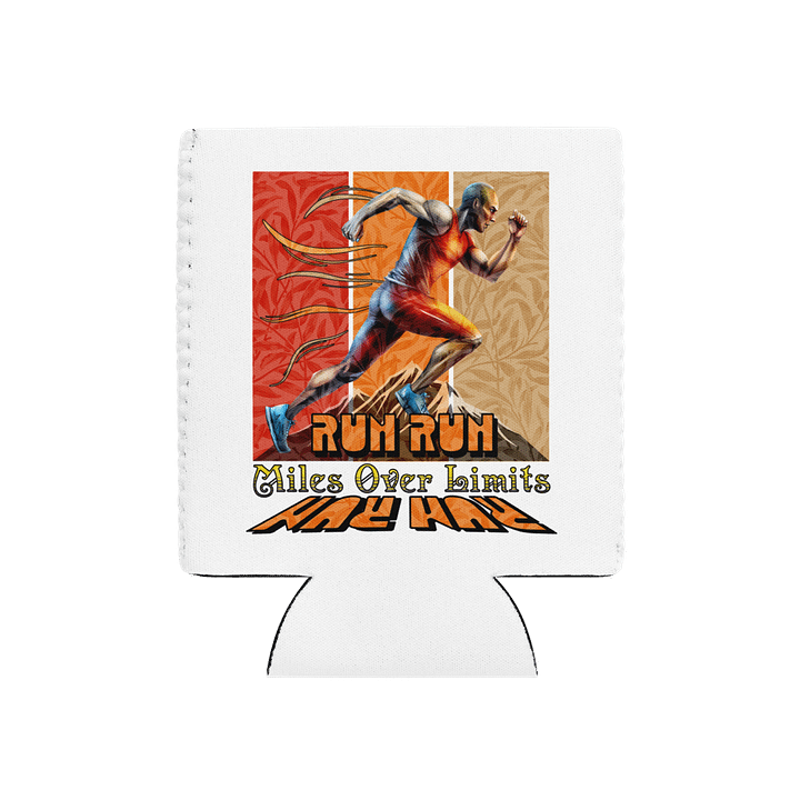 Run Run Miles Over Limits Male Running Limitless Can Cooler product image (2)