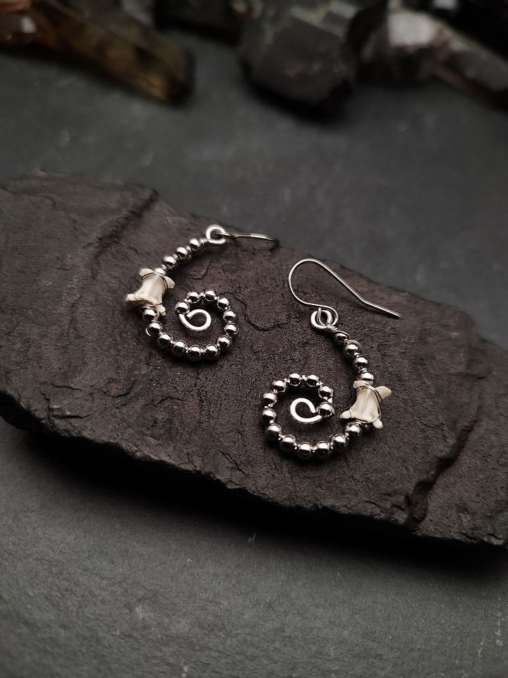 Earrings Bone Vault - Spiral Path II product image (1)