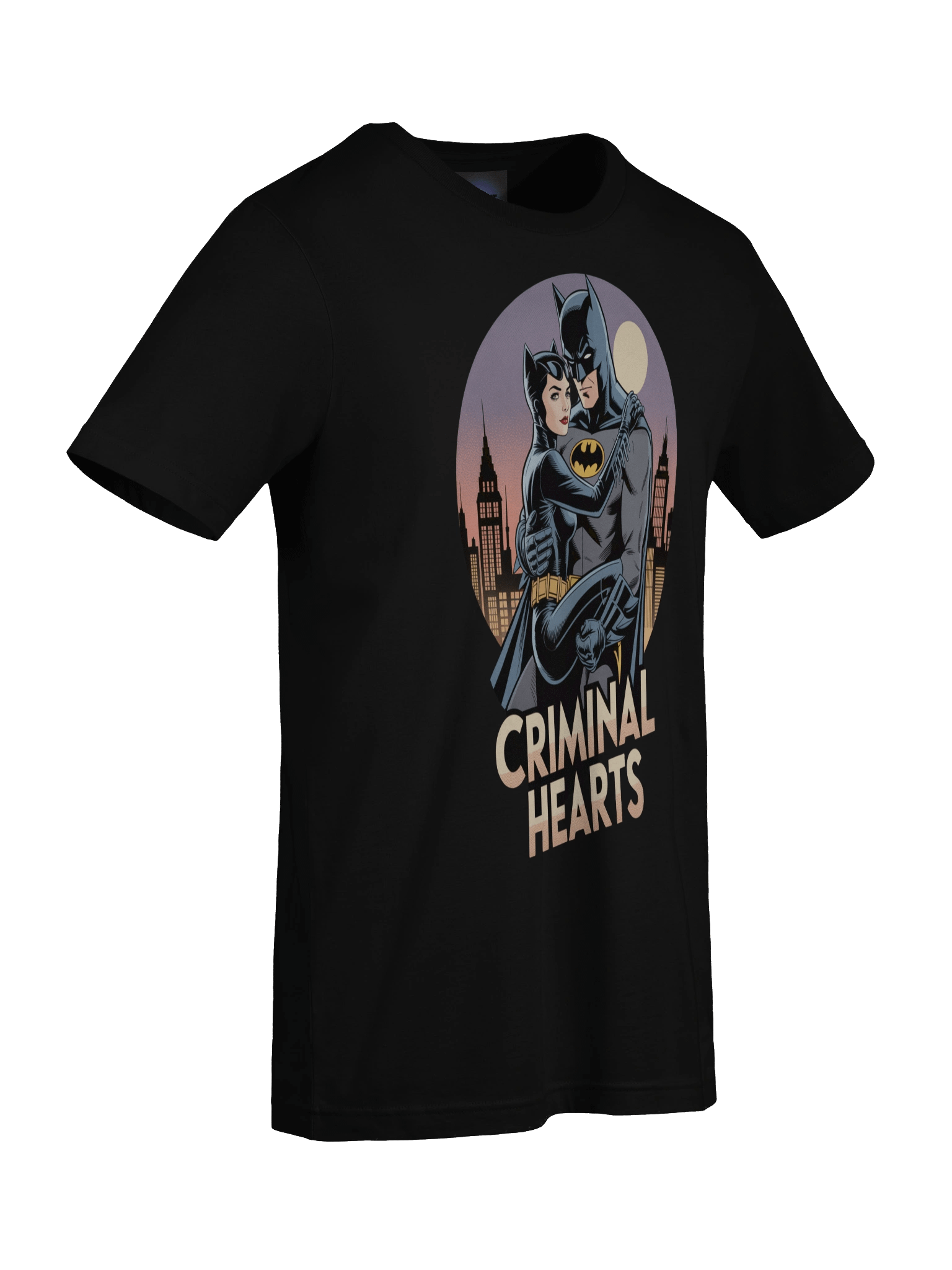 Criminal Hearts: Batman & Catwoman Forbidden Embrace T-Shirt product image (9)