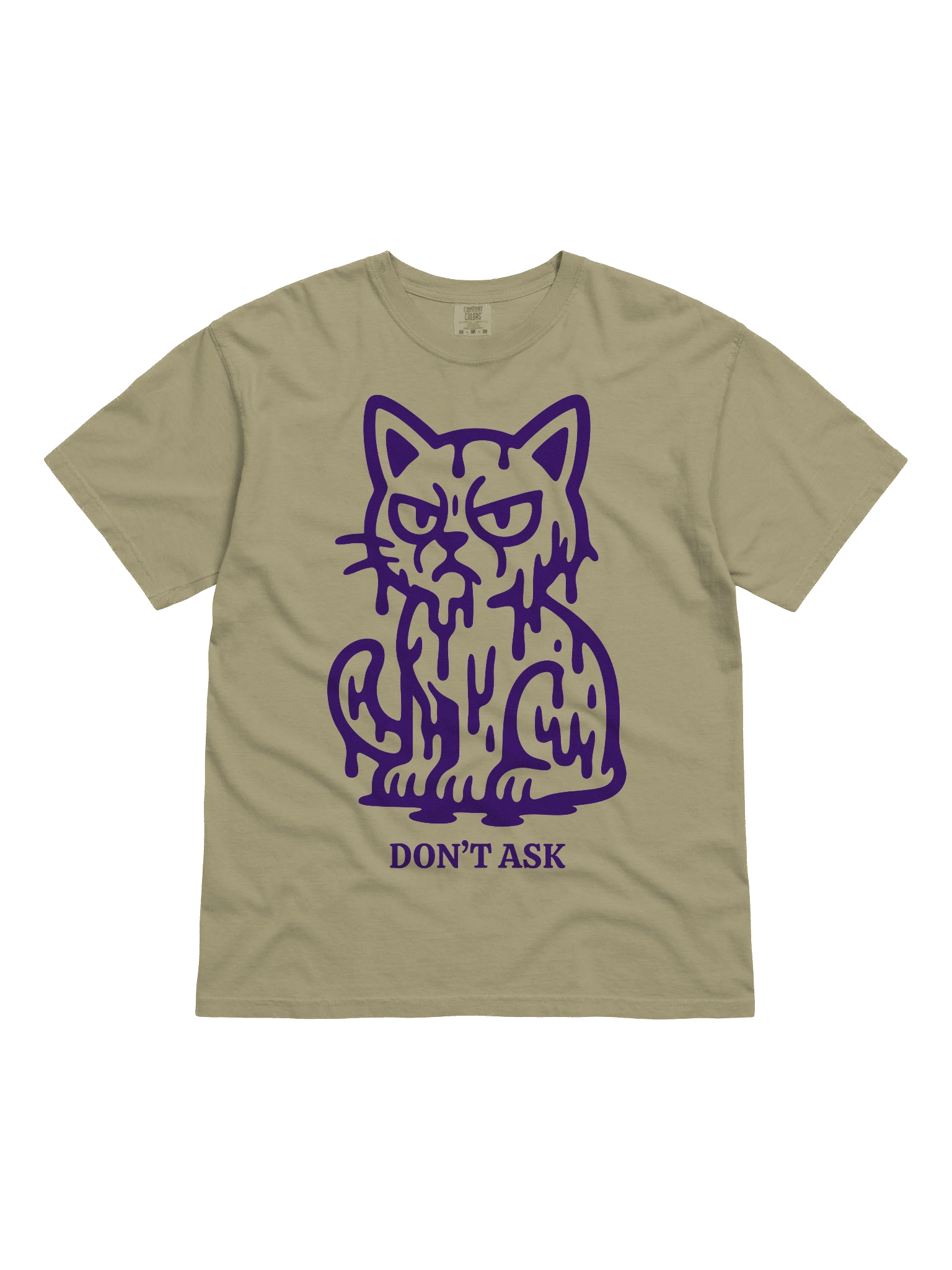 Funny Don’t Ask Wet Cat Comfort Colors® 1717 Tee product image (1)