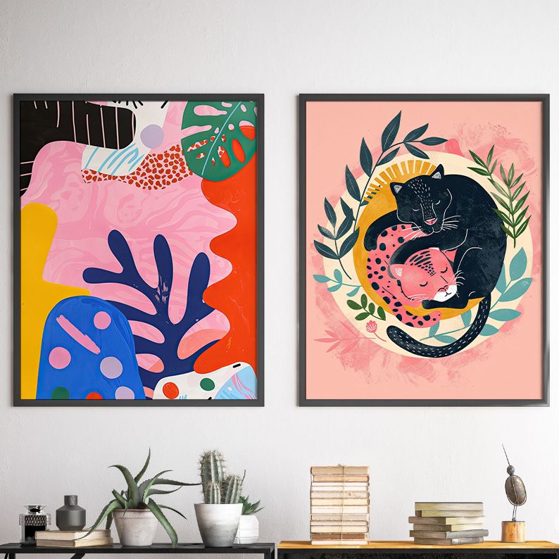 Colorful Maximalist DIGITAL Print Set of 6 product image (6)