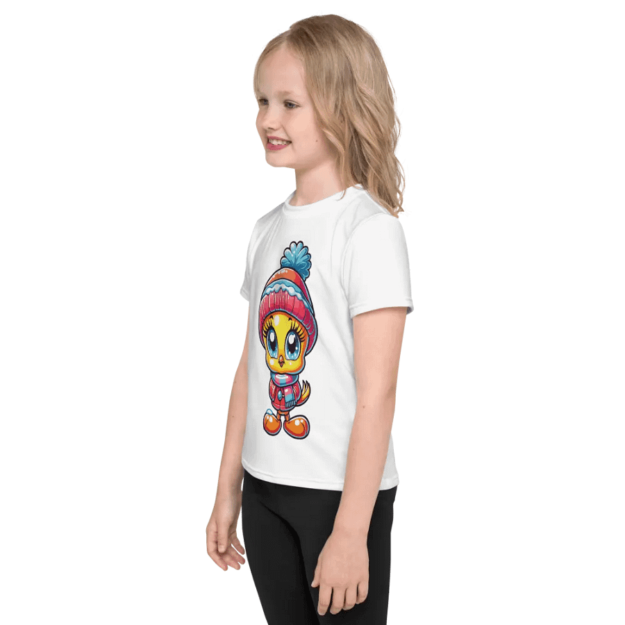 Cheerful Chick All-Over Print Kids T-Shirt product image (3)
