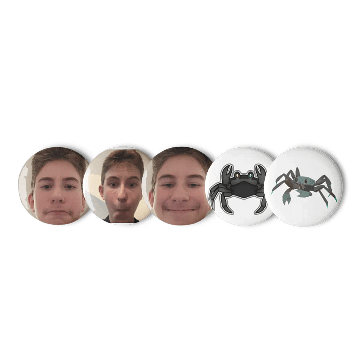 THE GOOBER + CRABS - PIN SET product image (1)