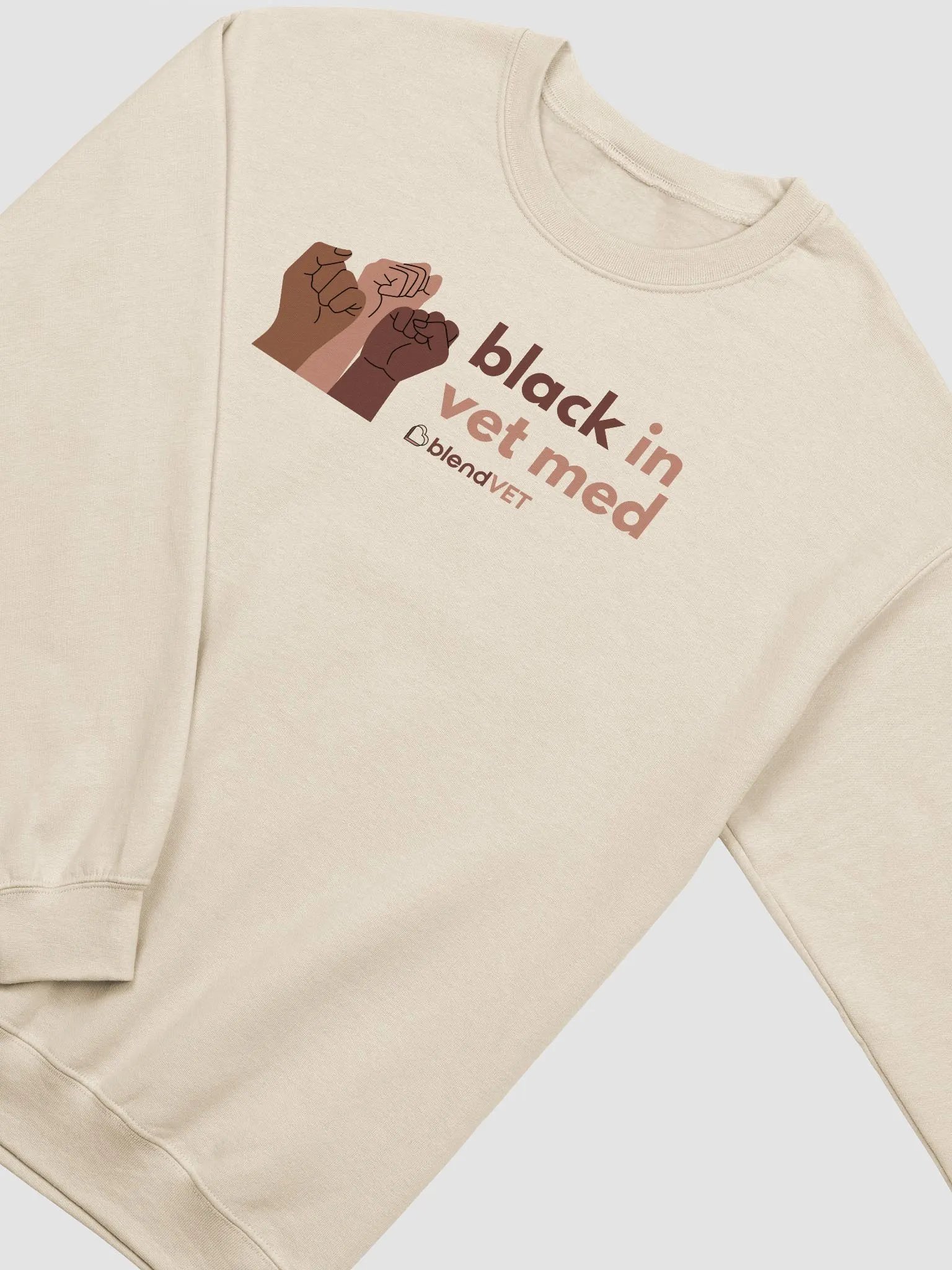 Black in Vet Med Crewneck Sweatshirt product image (4)