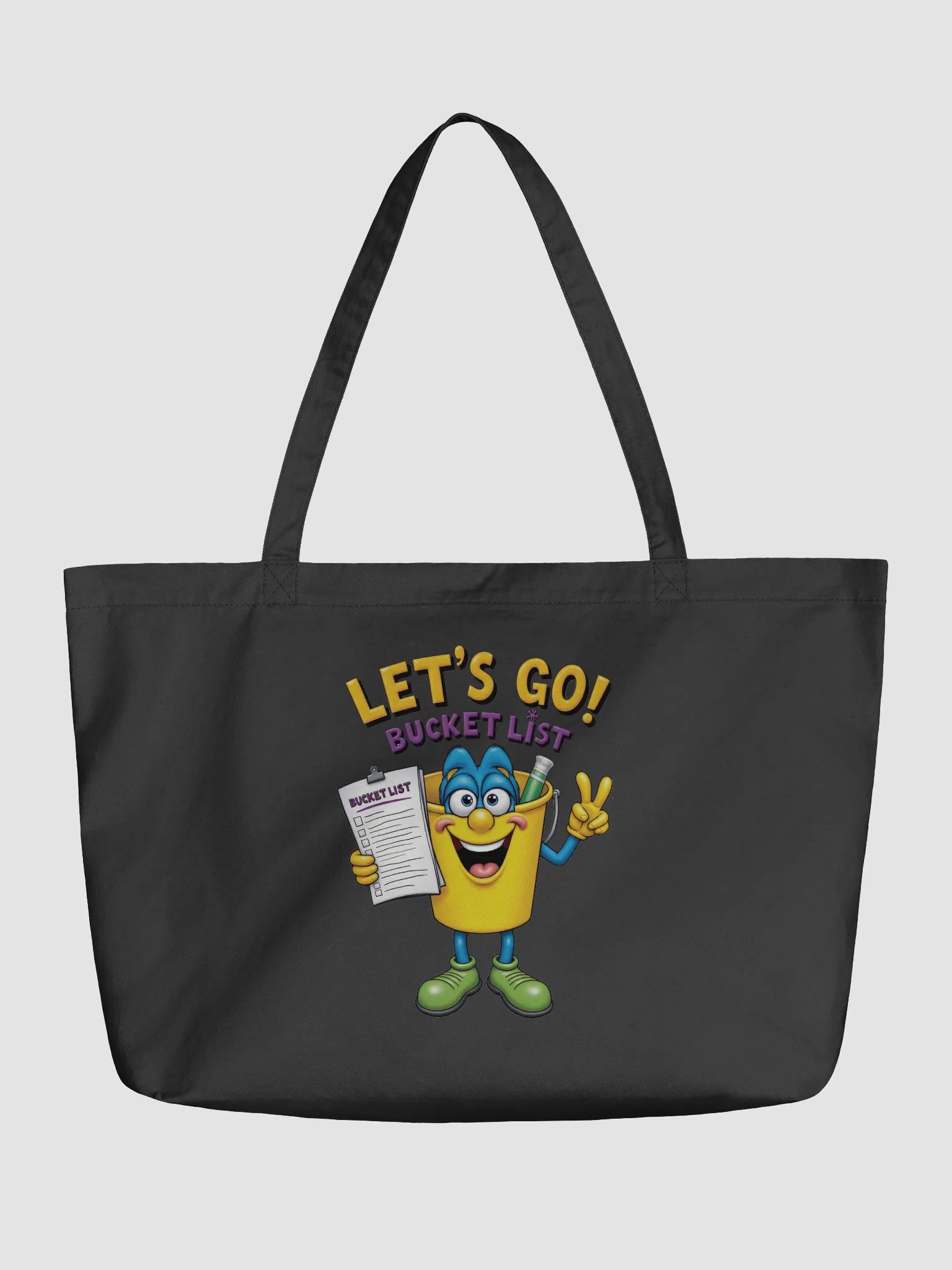Let's Go! Bucket List Eco Tote product image (2)