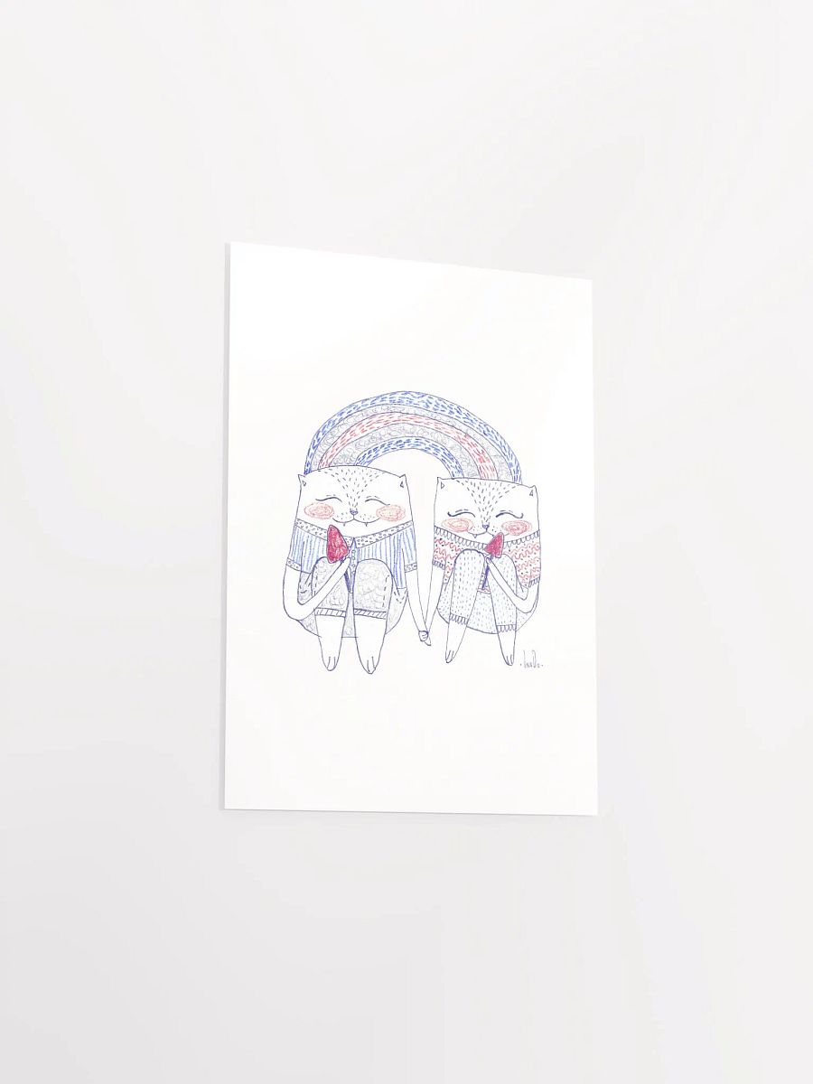 two cat friends eating ice cream product image (26)