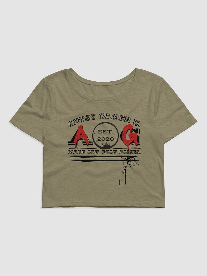 The Artist's Artsy Gamer Uni crop top product image (2)