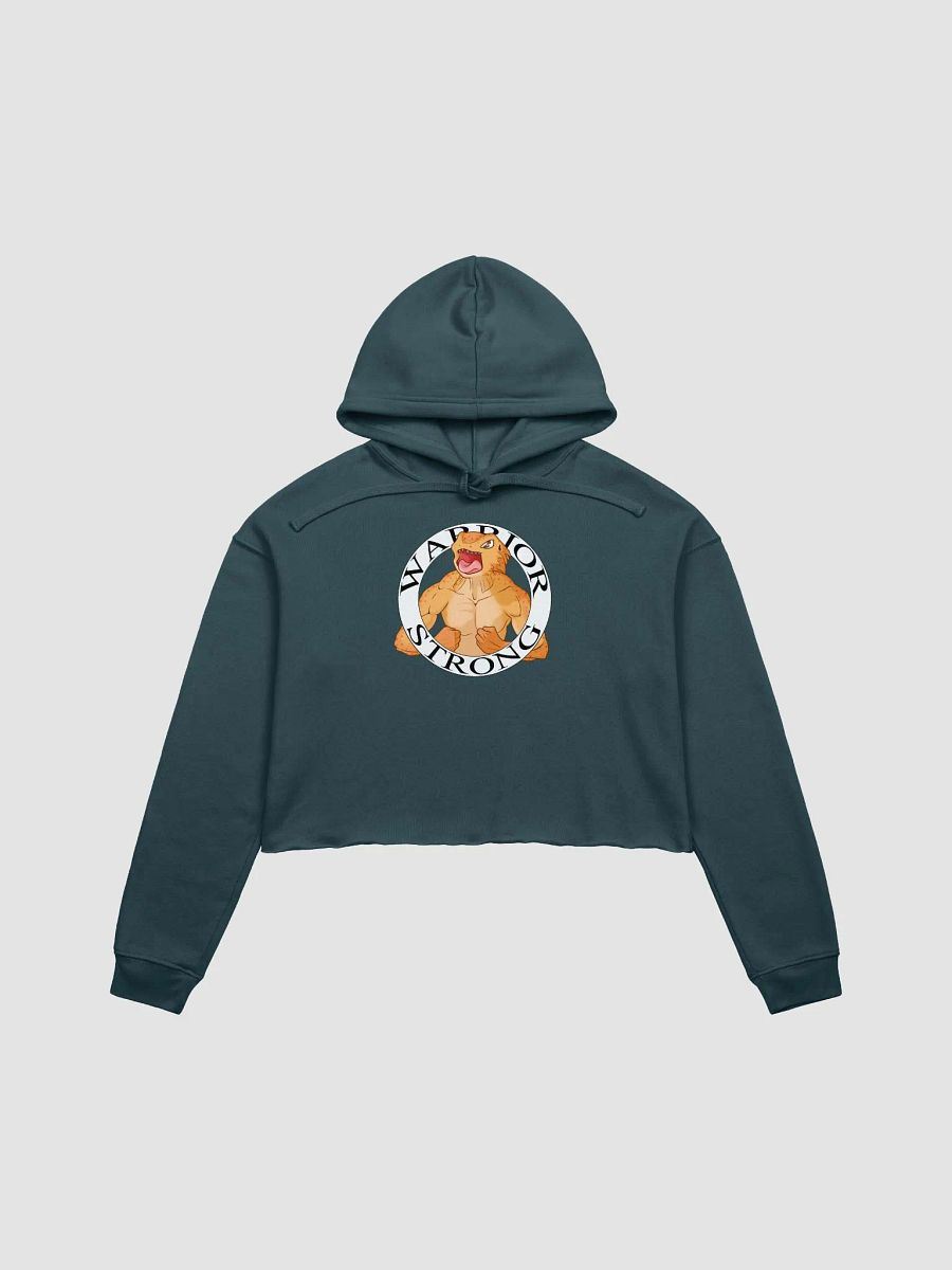 Warrior Strong Crop Top Hoodie product image (1)