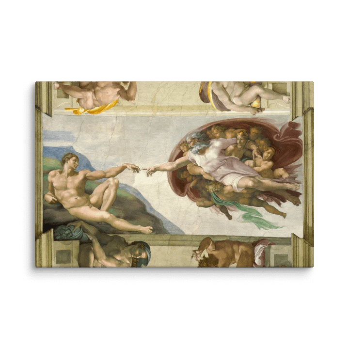 Michelangelo's 'The Creation of Adam' Sistine Chapel Canvas product image (1)