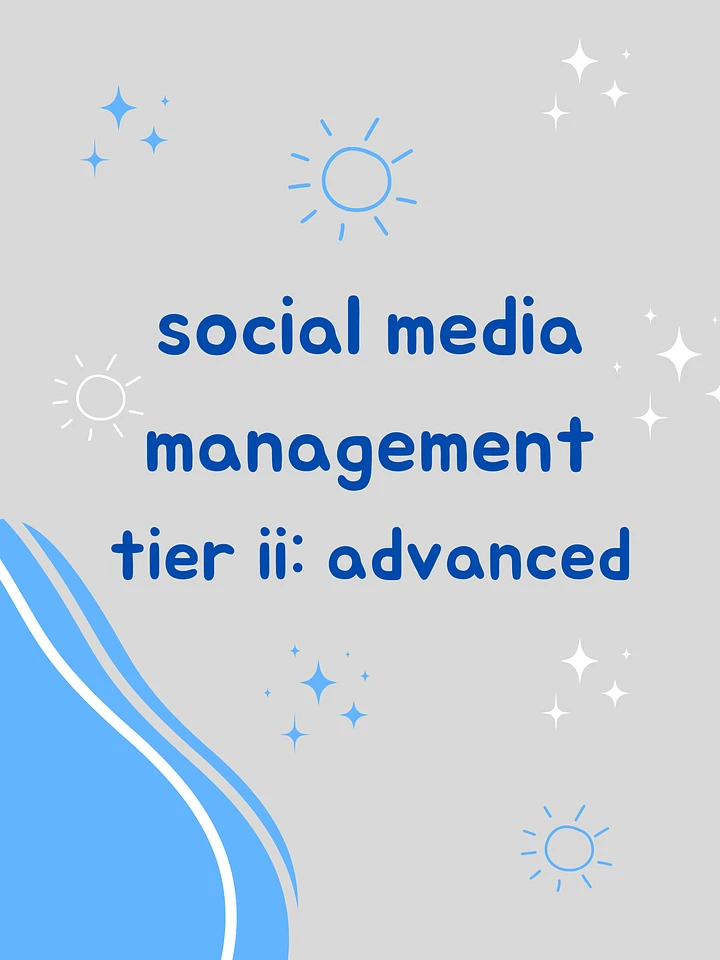 Social Media Management Tier II: Advanced product image (1)