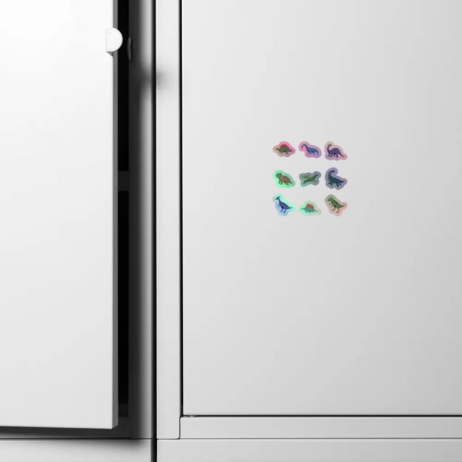 Dino Delight Holographic Sticker Pack product image (4)