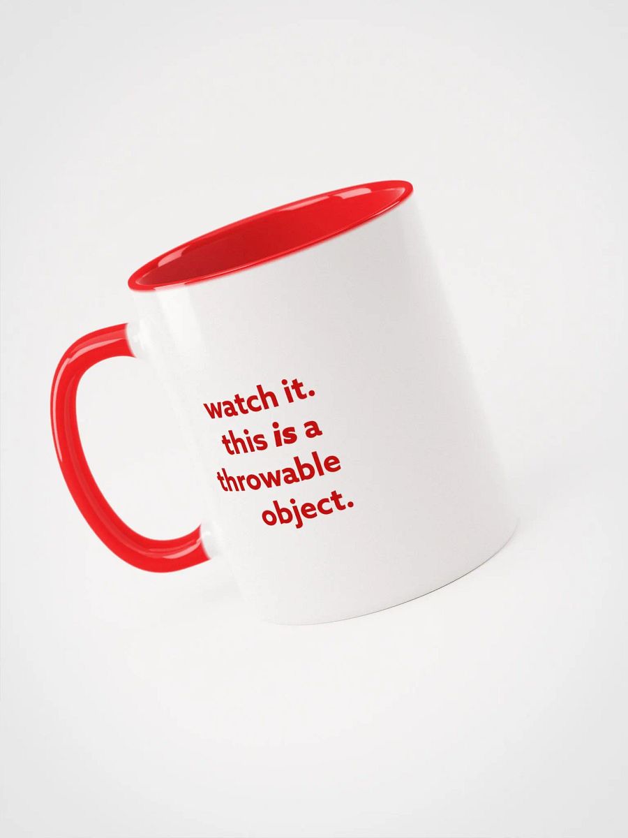 Probable Weapon Mug, red product image (3)