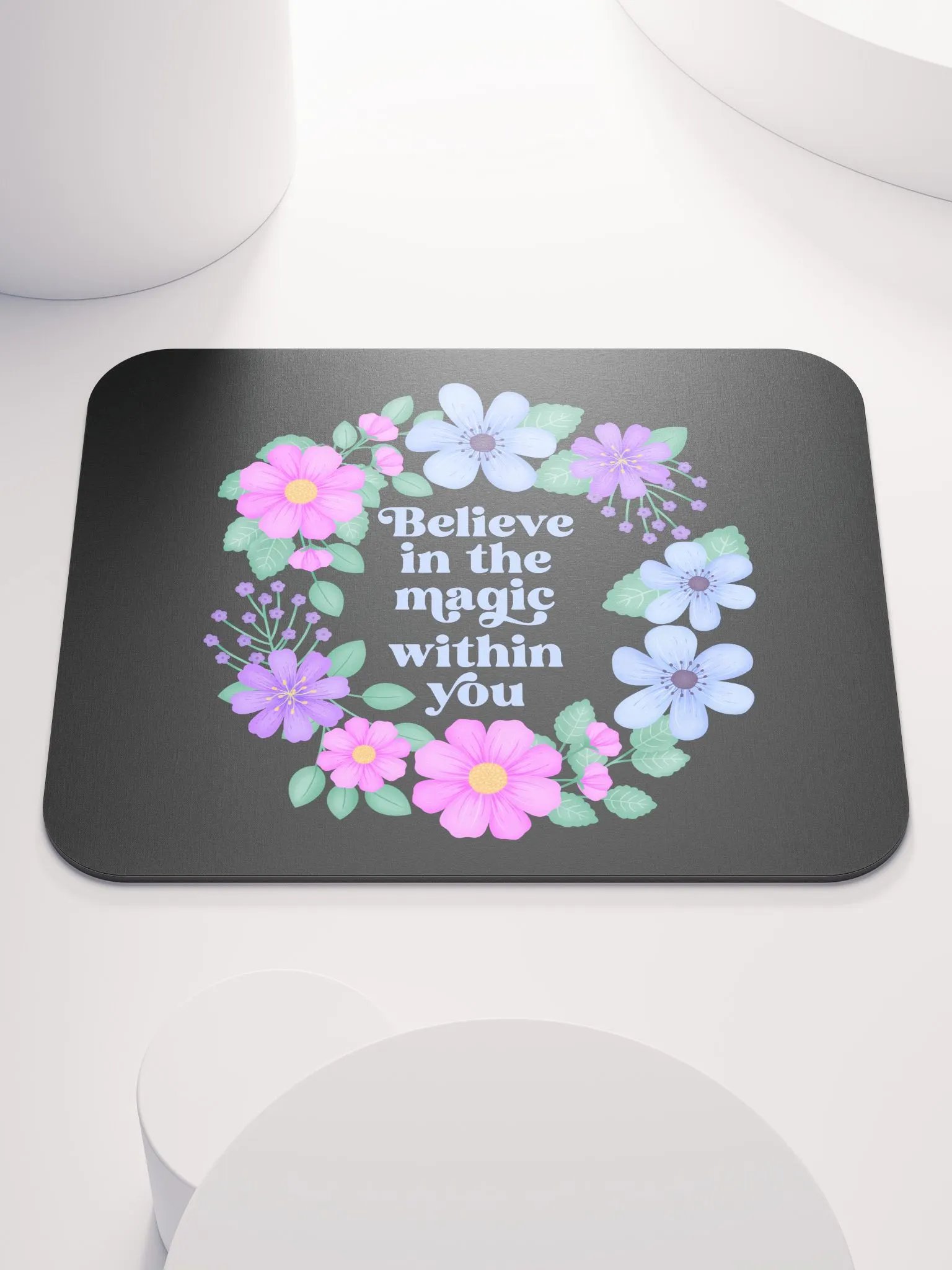 Believe in the magic within you - Mouse Pad Black product image (2)