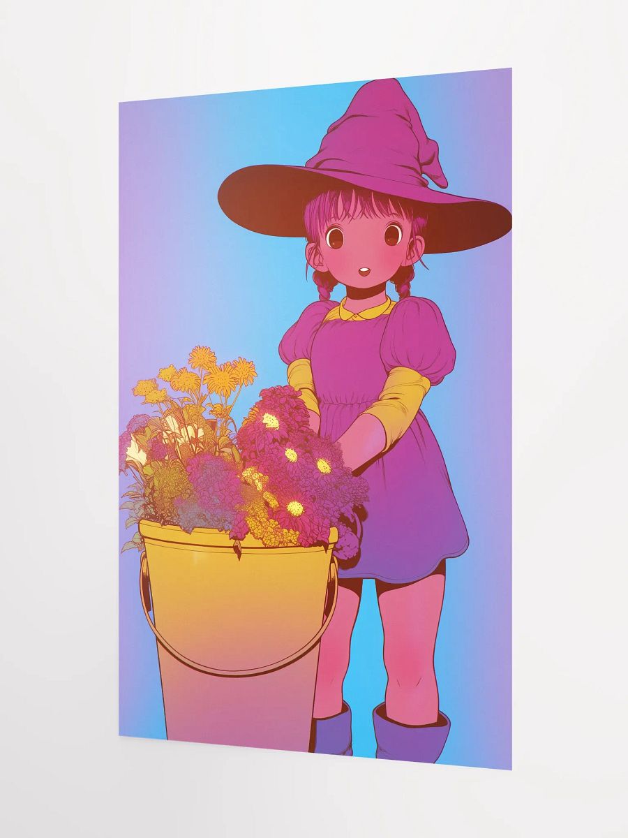 Whimsical Flower Girl Poster product image (3)