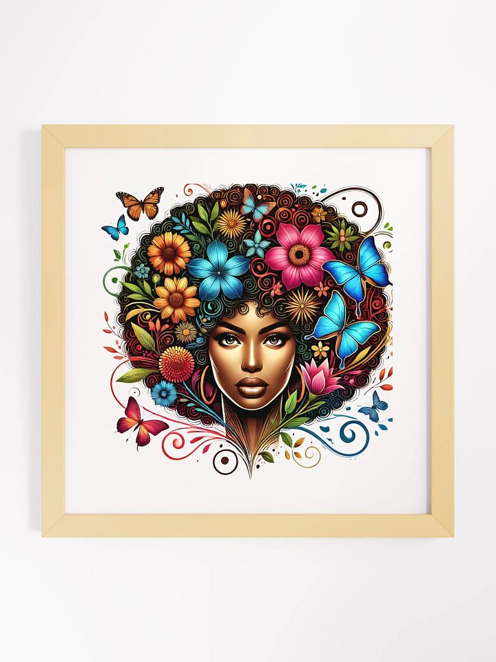 VEDENS Floral Framed in Ayous Wood product image (1)