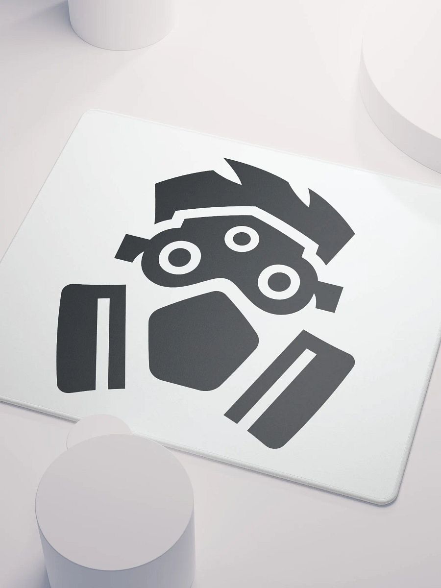 Minimalistic Gas Mask Mouse Pad product image (3)