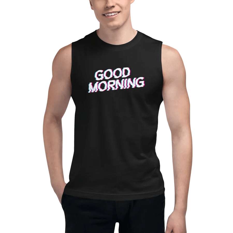 Good Morning Muscle Tank product image (5)