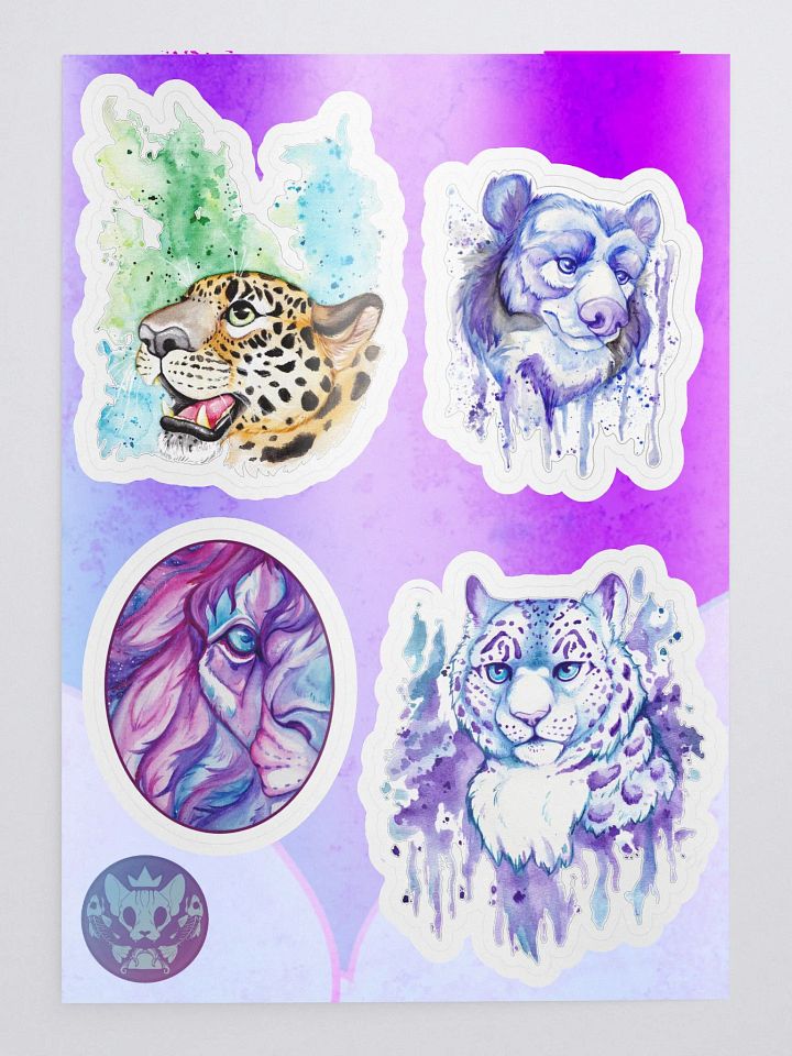 Watercolor Stickers Set product image (1)