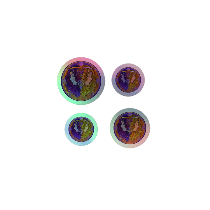 Violet Desert Dreamer - Holo Sticker Sheet product image (1)