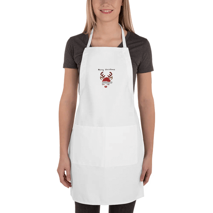 Festive Reindeer Chef Apron product image (2)