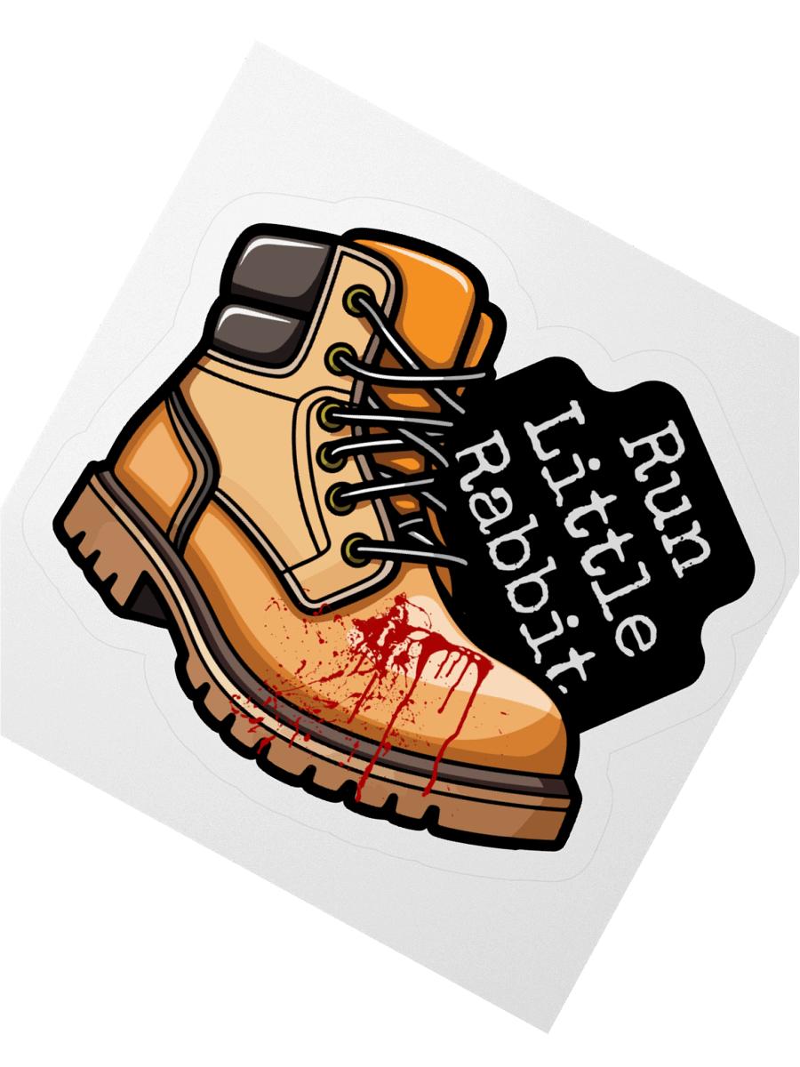 Run Little Rabbit Kiss-Cut Sticker product image (3)