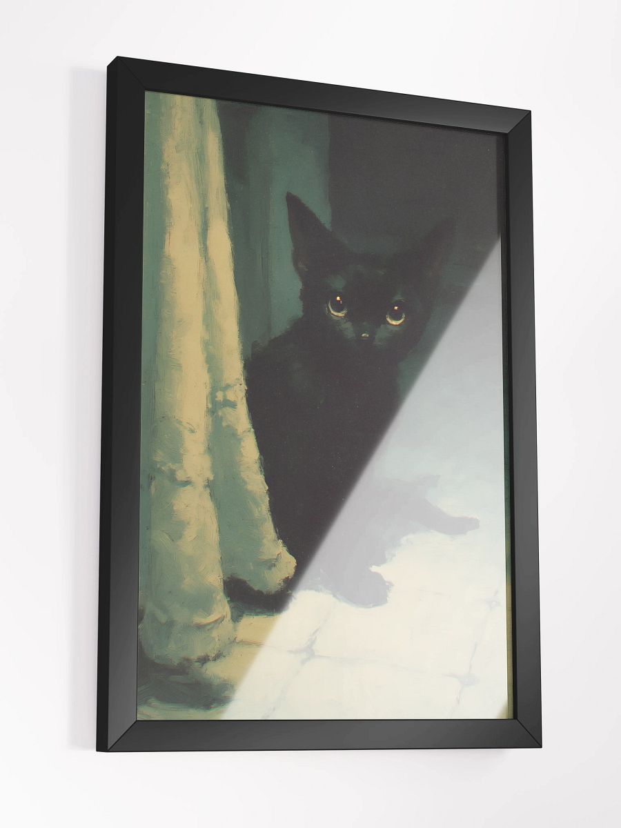 Mystical Black Cat Framed Matte Poster product image (3)