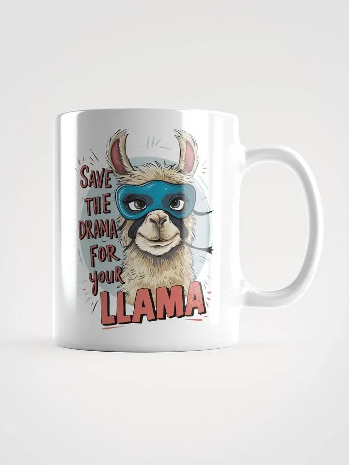 Drama-Llama Blue Mask Mug product image (1)