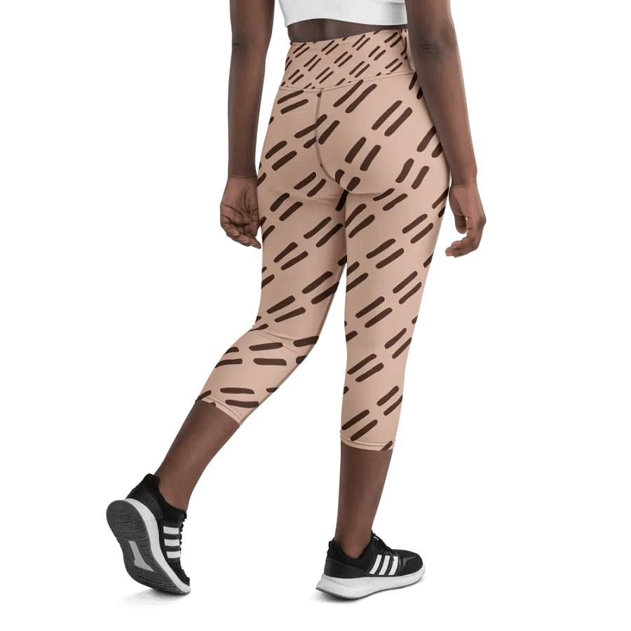 90s Iconic All-Over Print Yoga Capri Leggings product image (8)