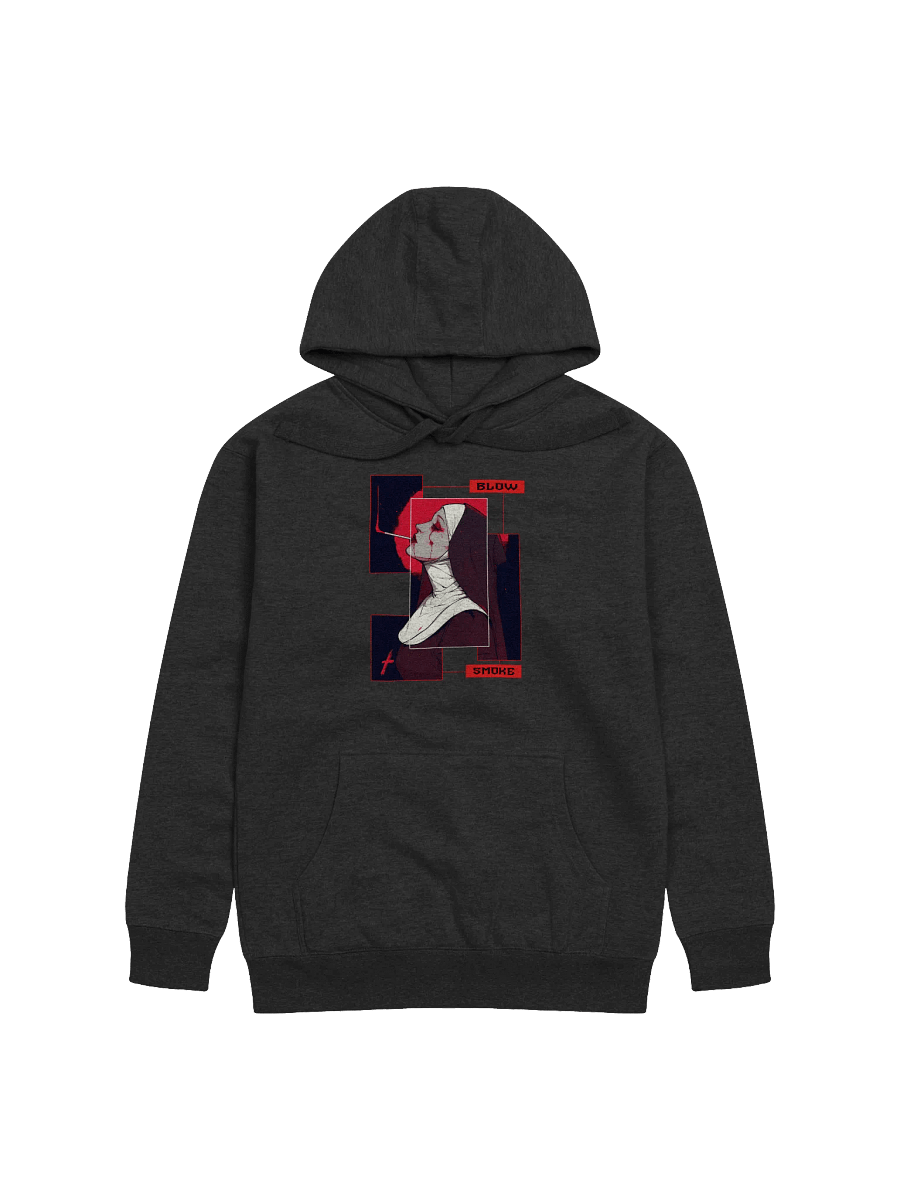 "Blow Smoke" Front Unisex Printed Hoodie product image (1)