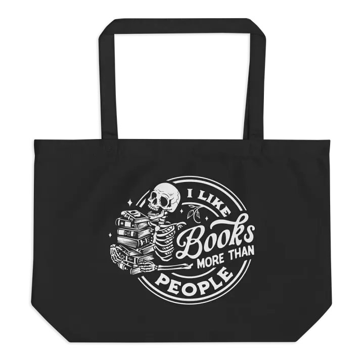 I Like Books More Than People Bag product image (1)