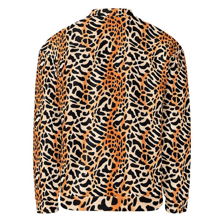 Orange Giraffe Bomber Jacket product image (2)