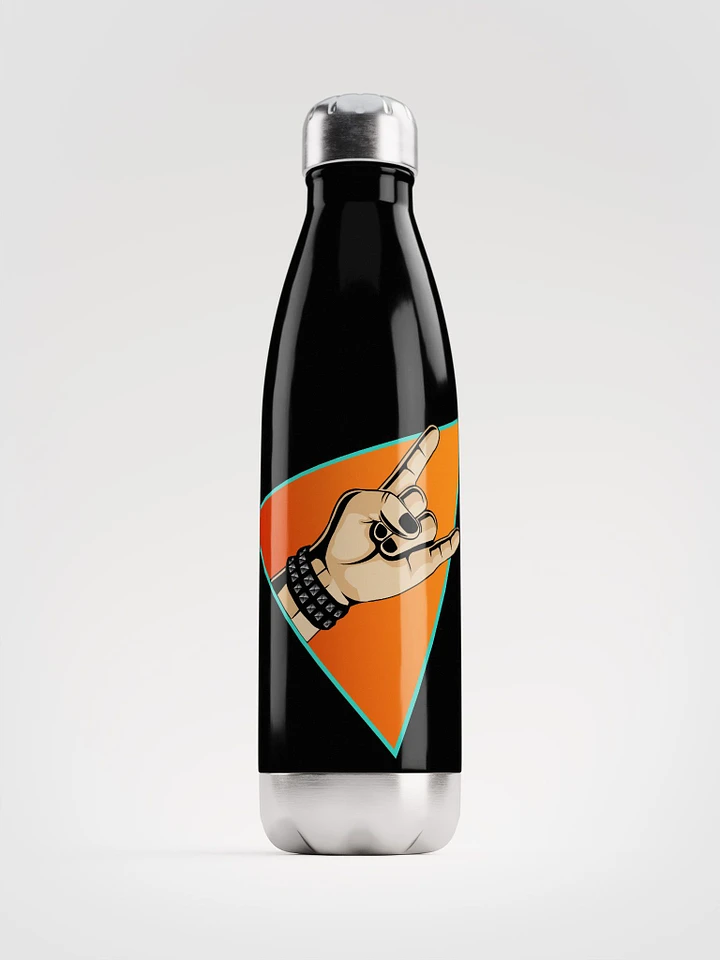 Spiked Rock On Stainless Steel Water Bottle product image (1)