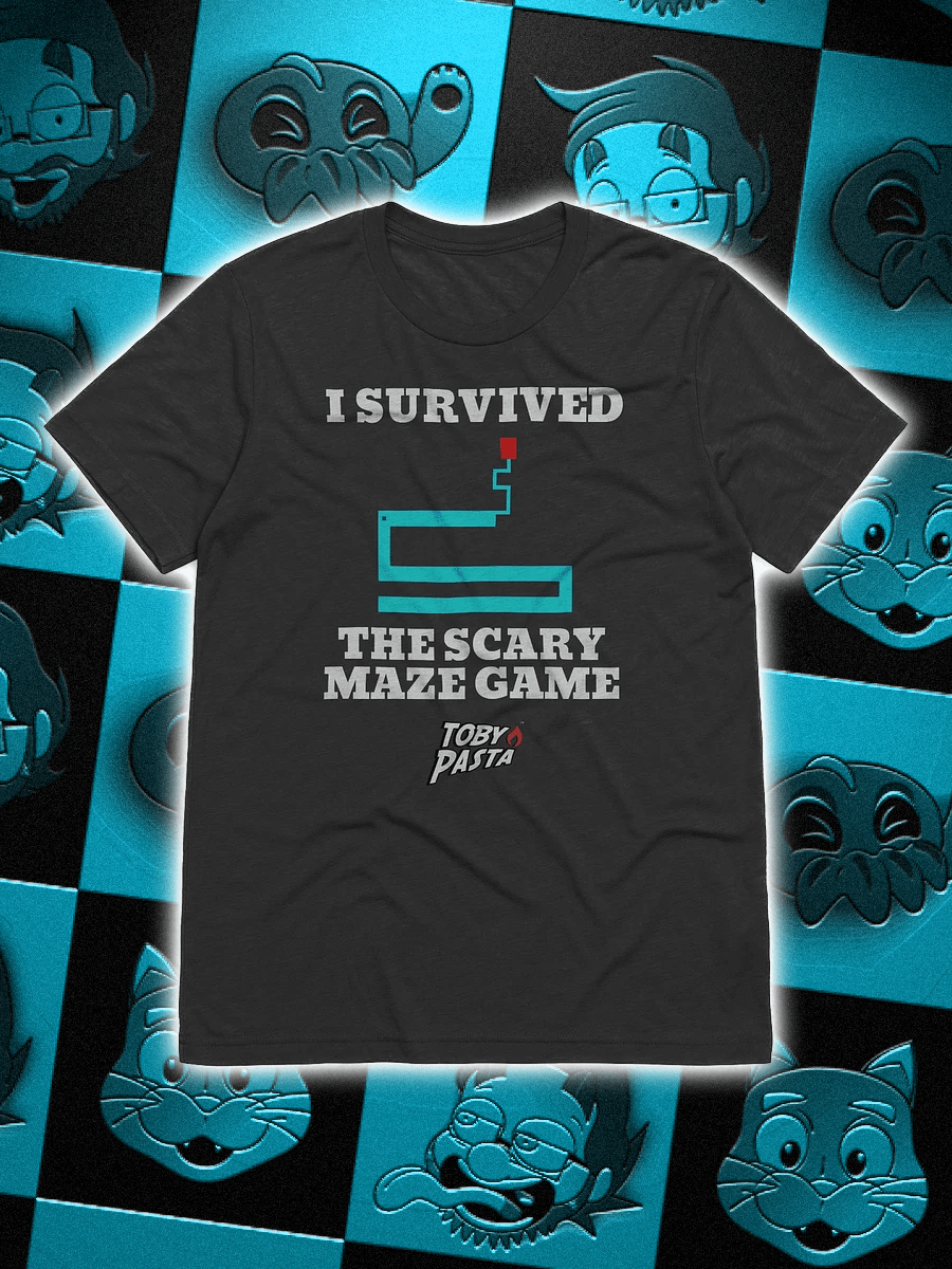 TobyPasta "I Survived The Scary Maze Game" T-Shirt product image (2)