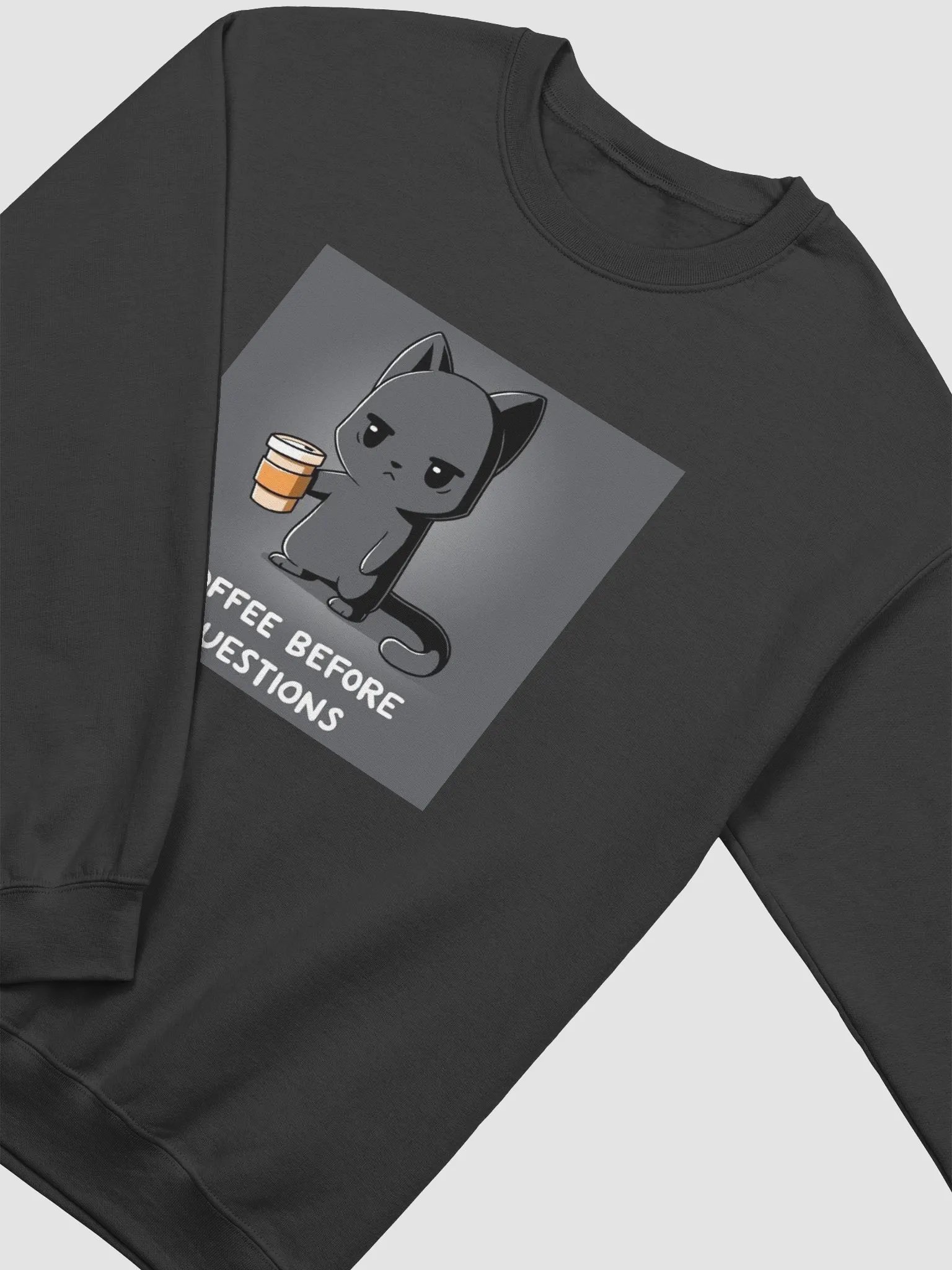 Grumpy Cat Coffee Lover Sweatshirt product image (16)