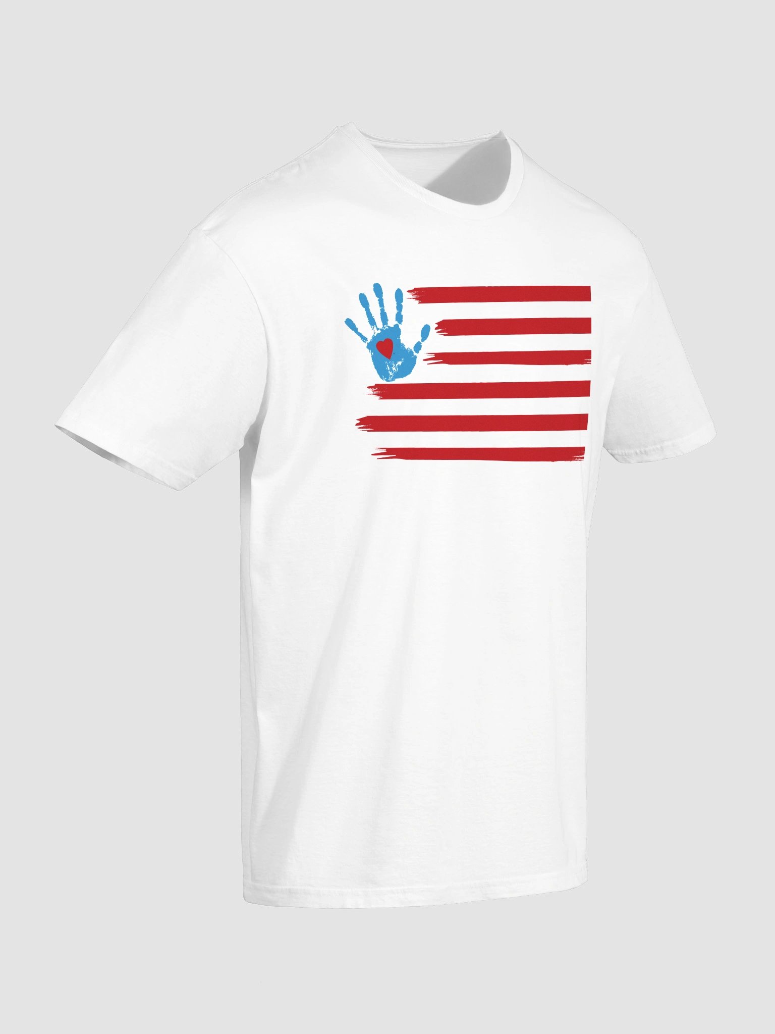 American Flag Handprint T-Shirt product image (3)