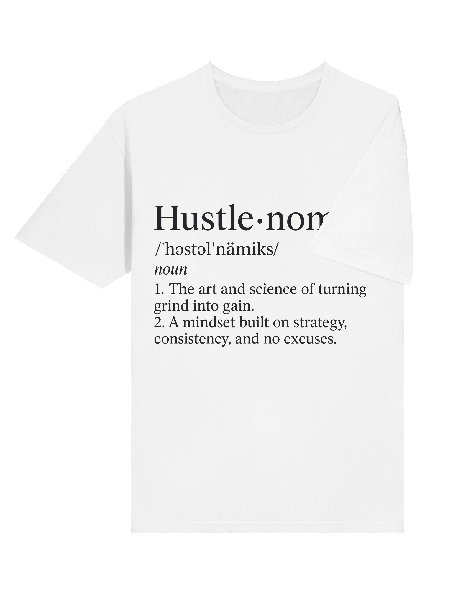 Hustlenomics Definition T-Shirt | Motivational Grind Tee product image (44)