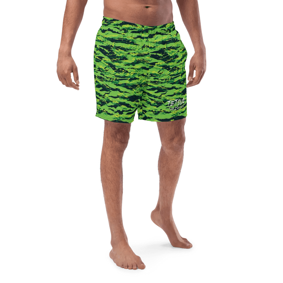 Green Camo Swim Trunks product image (2)