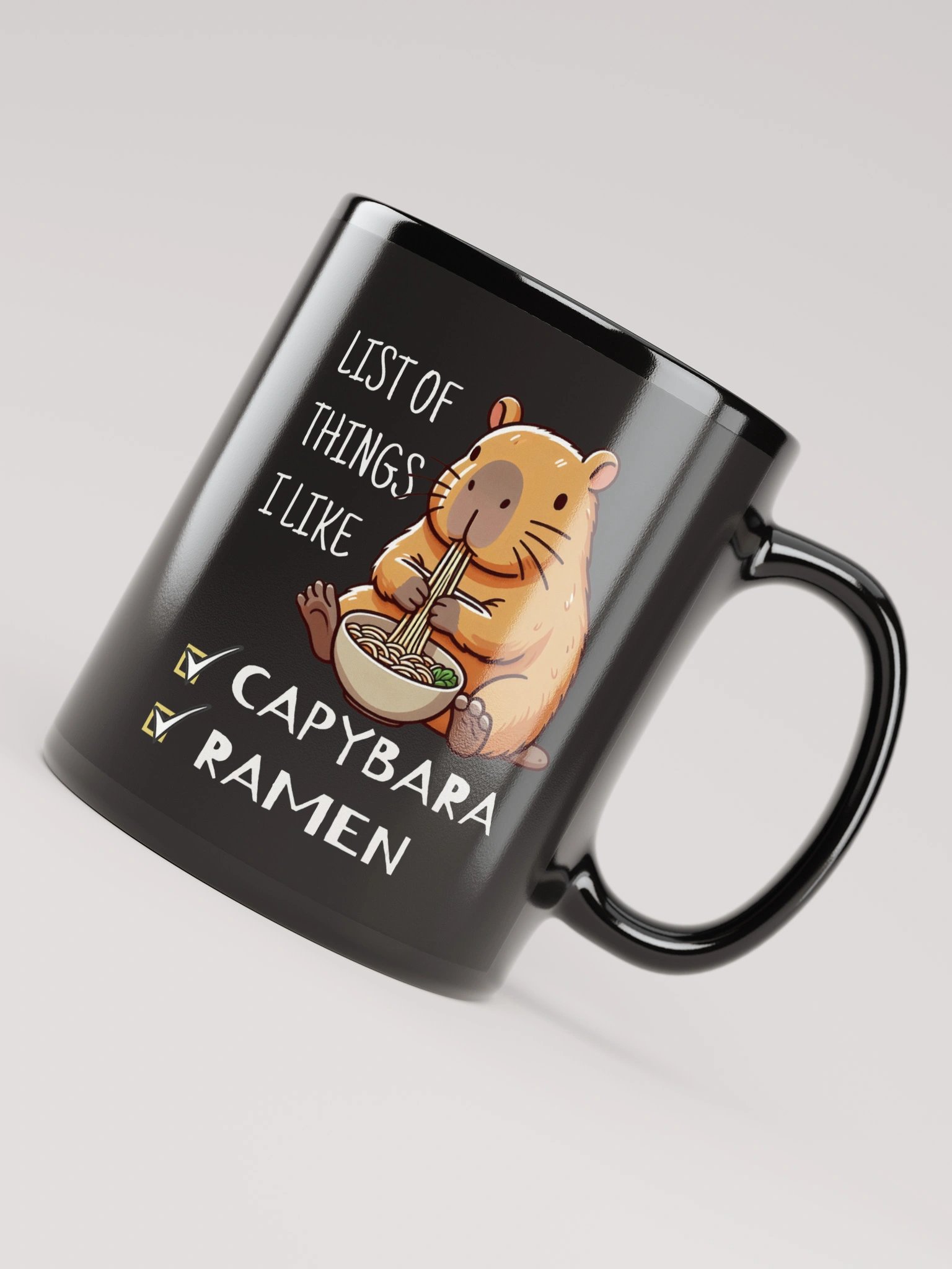 Capybara Ramen Delight Mug product image (4)
