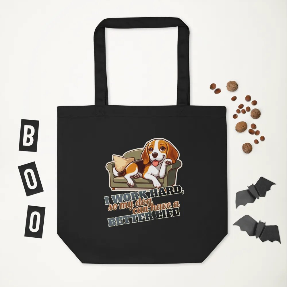 Work Hard - Beagle Beach - Tote Bag product image (18)