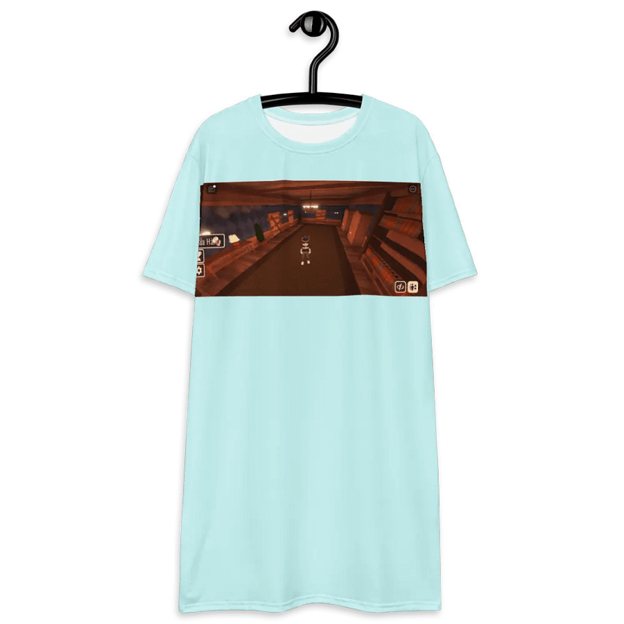 Váy thun in toàn thân/Full body printed T-shirt dress product image (4)