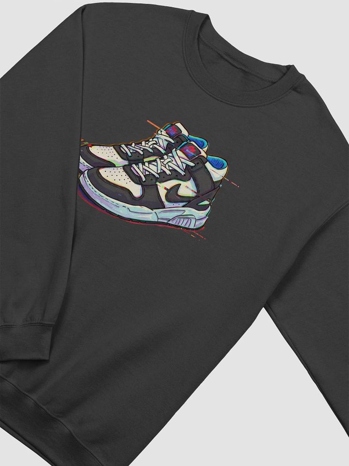 Digital Distortion High-Top Sneakers Art Print product image (15)