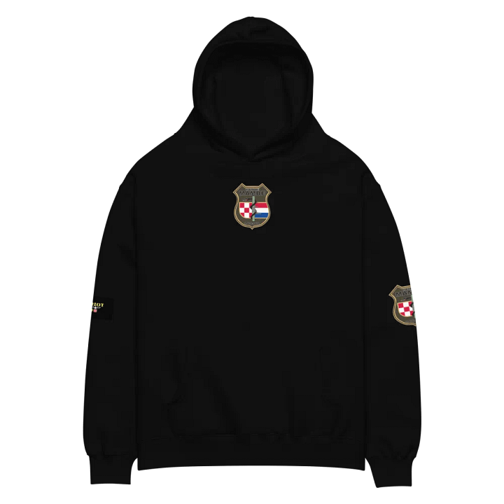 CRNE MAMBE Shield Emblem Oversized Hoodie product image (3)