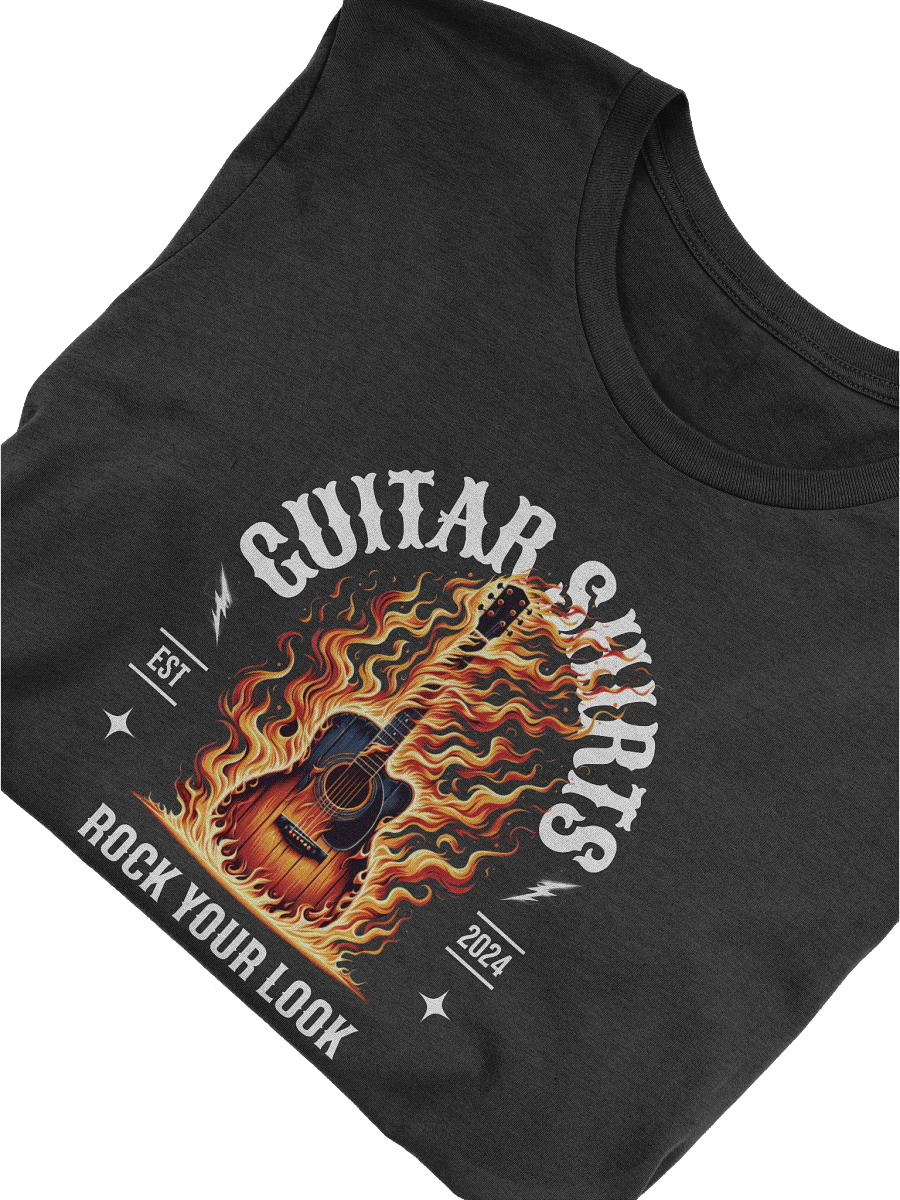Flaming Guitar T-Shirt product image (4)