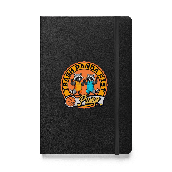 Trash Panda Fist Pump Basketball Hardcover Notebook product image (1)