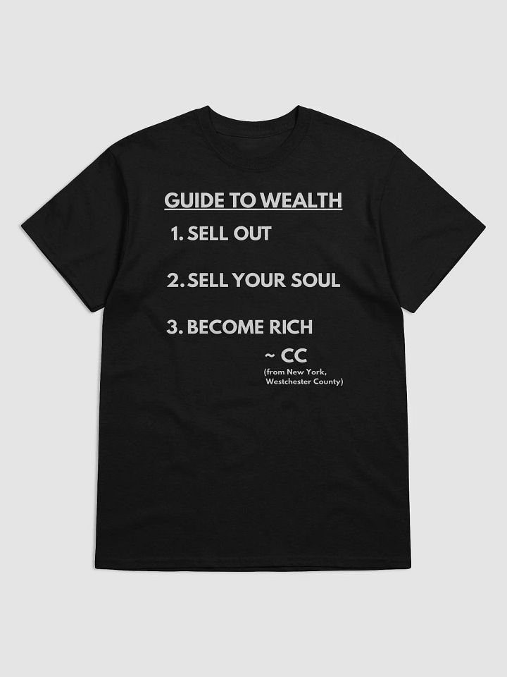 💸 CC’s Guide to Wealth T-Shirt – Westchester Wisdom product image (3)
