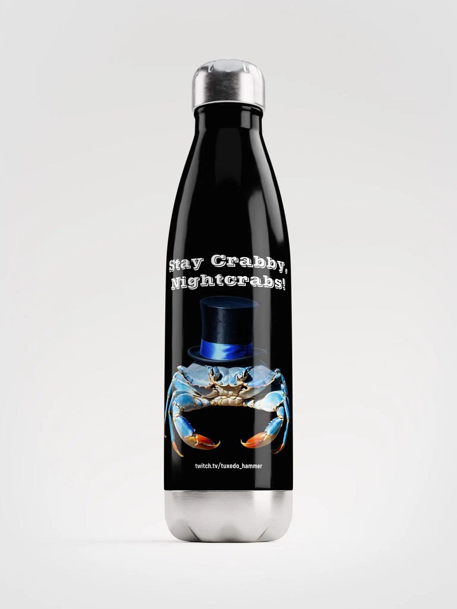 Night Crab Stainless Steel Water Bottle product image (1)