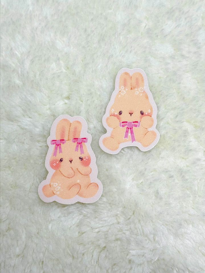 Yippie Bunni Glitter Sticker Pack product image (1)