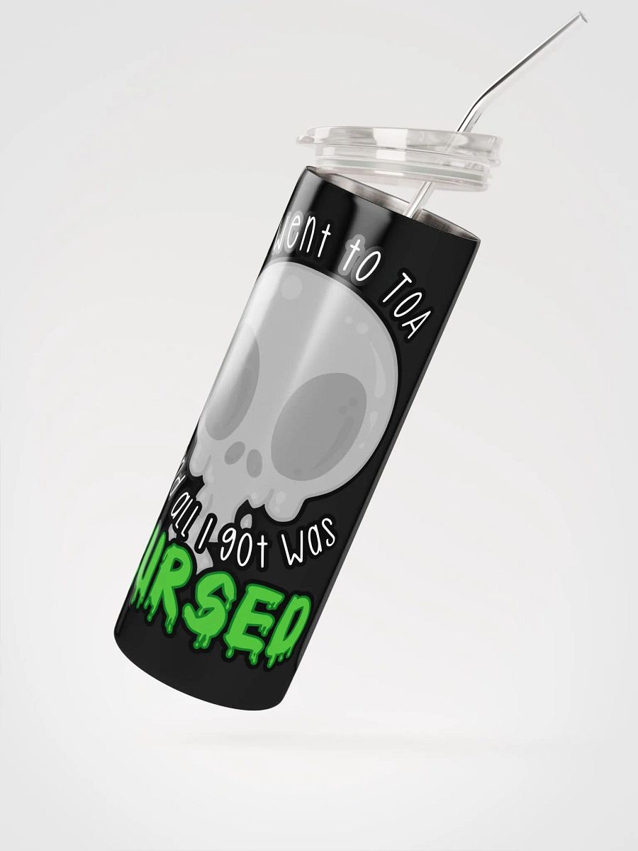 All I Got Was Cursed - Priest - Tumbler w/Straw product image (2)