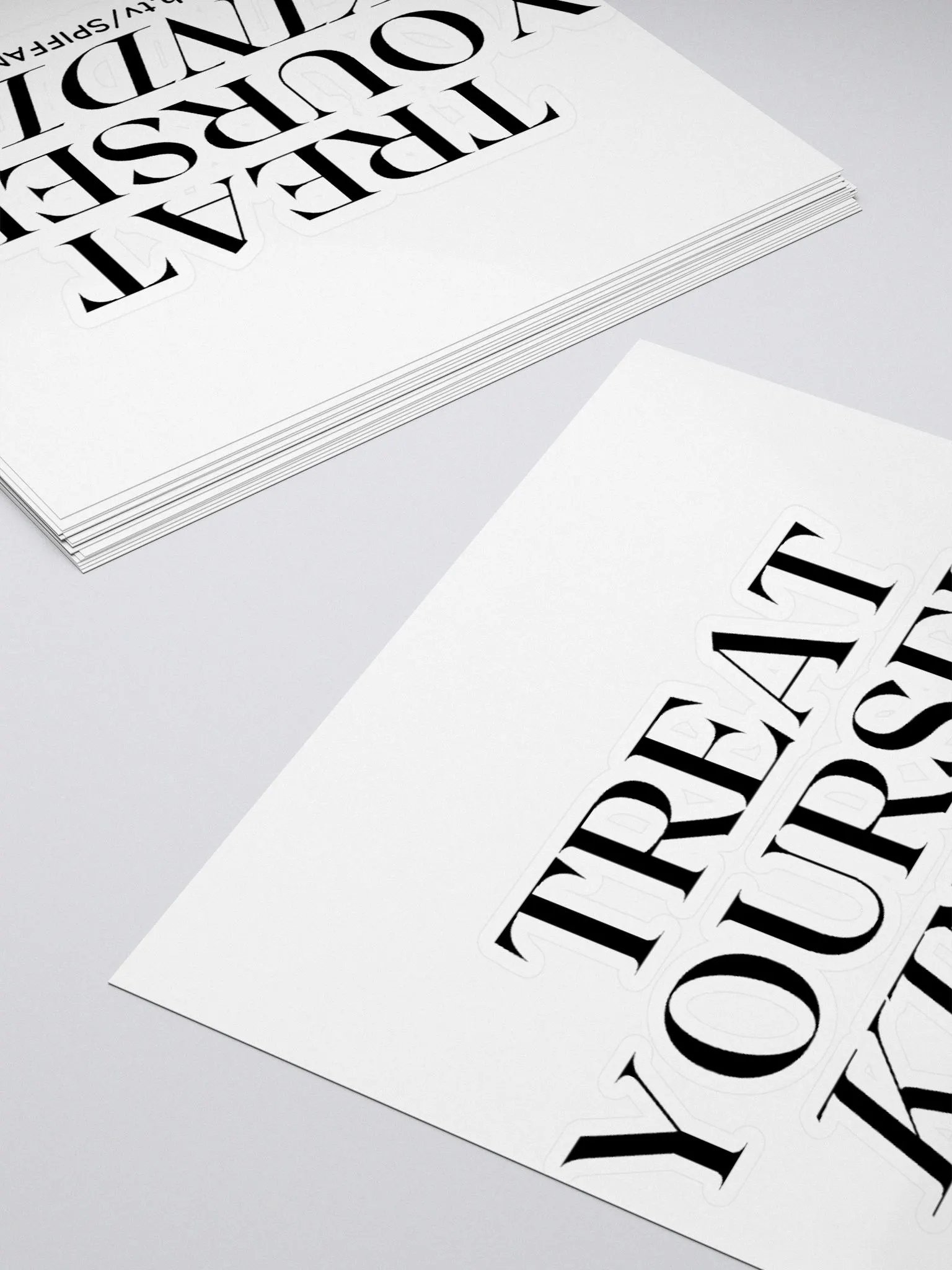 Kindly Sticker | Black product image (1)