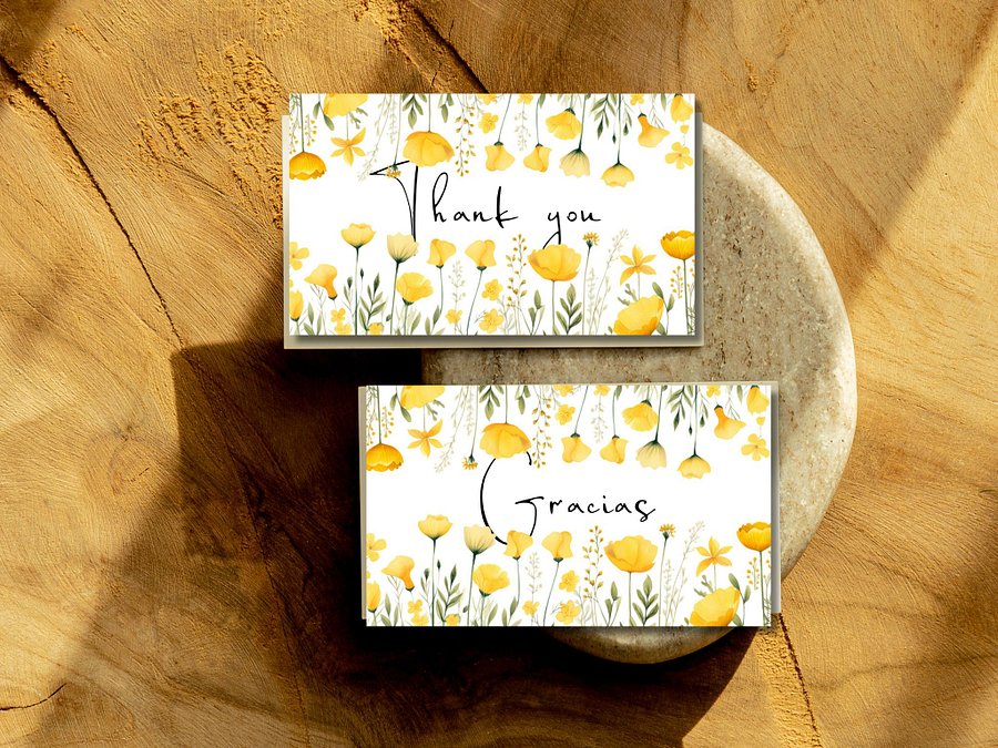 Digital Thank you card, all ocasion, for your clients after purchase or wedding thank you product image (2)